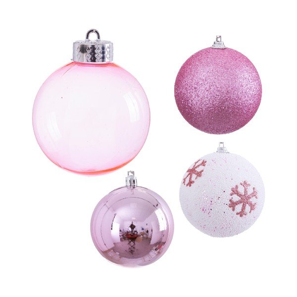 Zestaw 16 różowych bombek Unimasa Foam, ø 6 cm-image-1