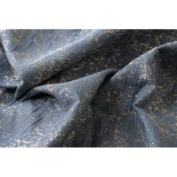 Ciemnoniebiesko-szara zasłona 135x280 cm Wayland – Mendola Fabrics-image-3