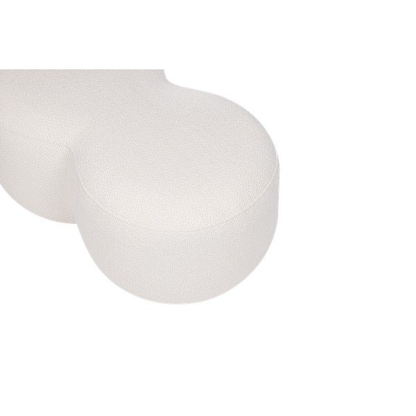 Beżowy puf z materiału bouclé Umbo – noo.ma-image-3