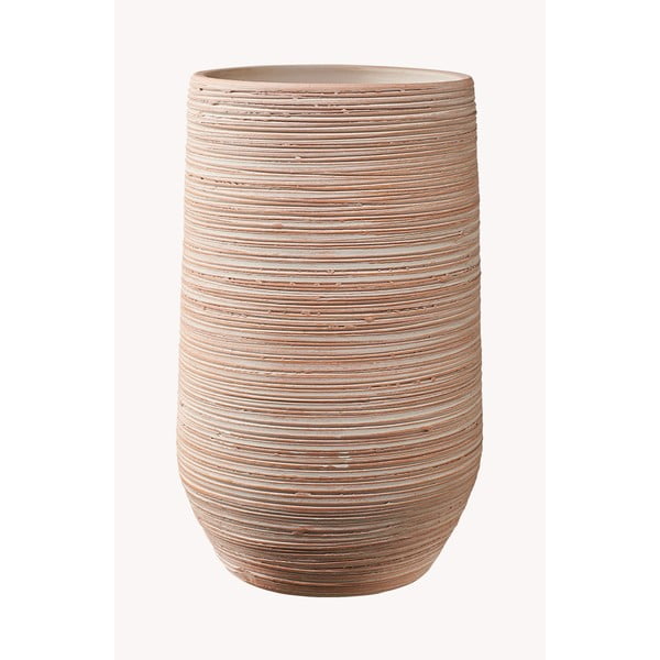 Pomarańczowy ceramiczny wazon Big pots Ravenna, wys. 30 cm