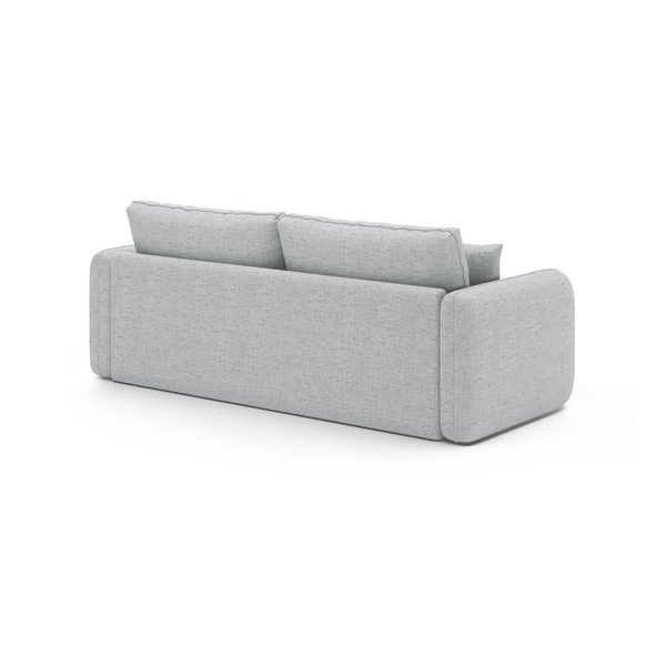 Jasnoszara rozkładana sofa 225 cm – Micadoni -image-4