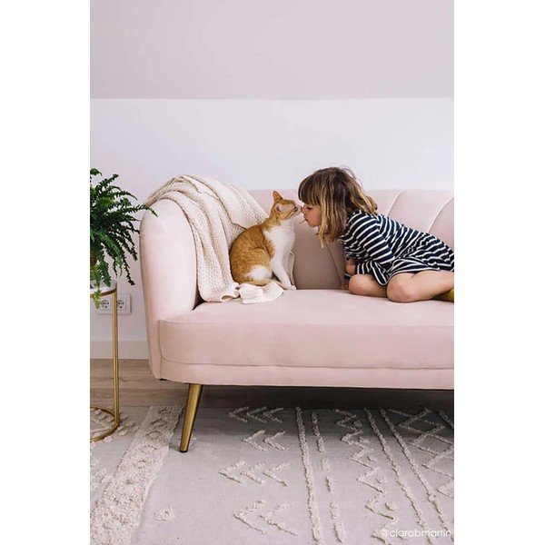 Biały bawełniany dywan tkany ręcznie odpowiedni do prania 170x240 cm Tribu Natural – Lorena Canals-image-4