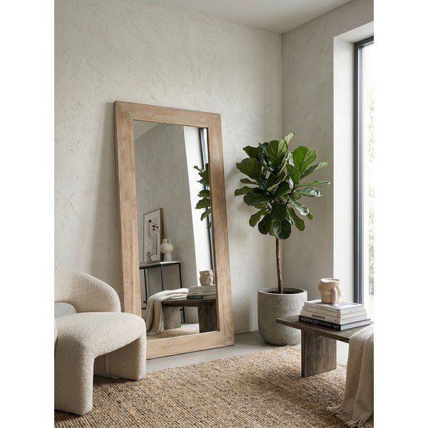 Lustro ścienne z drewnianą ramą 82x172 cm Tiziano – Yes Everyday-image-1