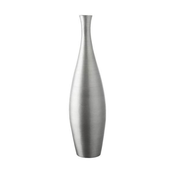 Metalowy wazon Blova Silver, 95 cm