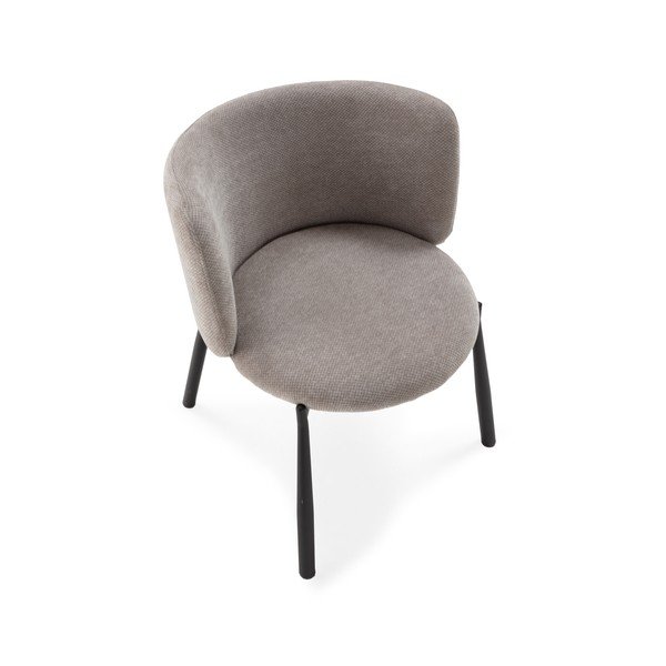 Szare tapicerowane fotele jadalniane zestaw 2 szt. Ginny – MOME-image-2