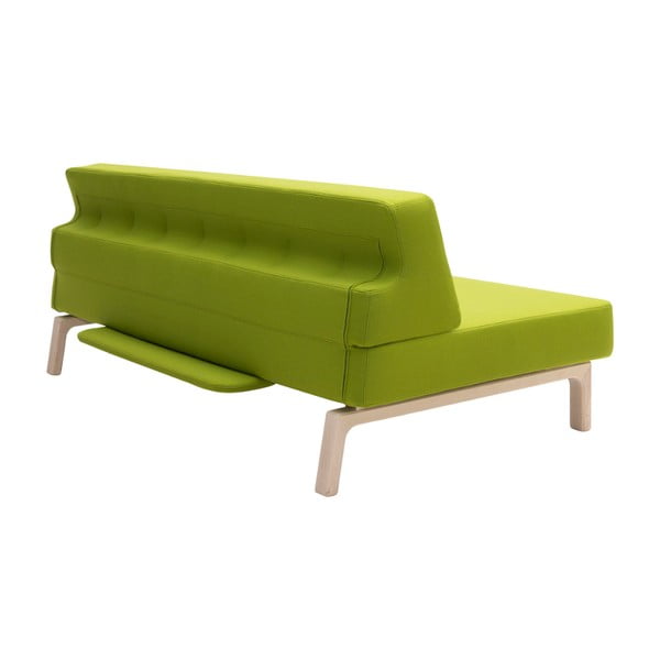 Zielona sofa rozkładana Softline Lazy-image-1