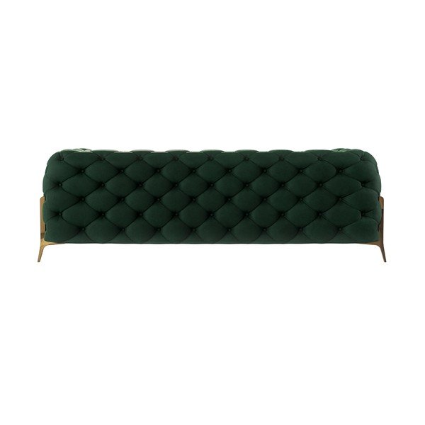 Ciemnozielona aksamitna sofa 225 cm Chelsea Bis – Ropez-image-3