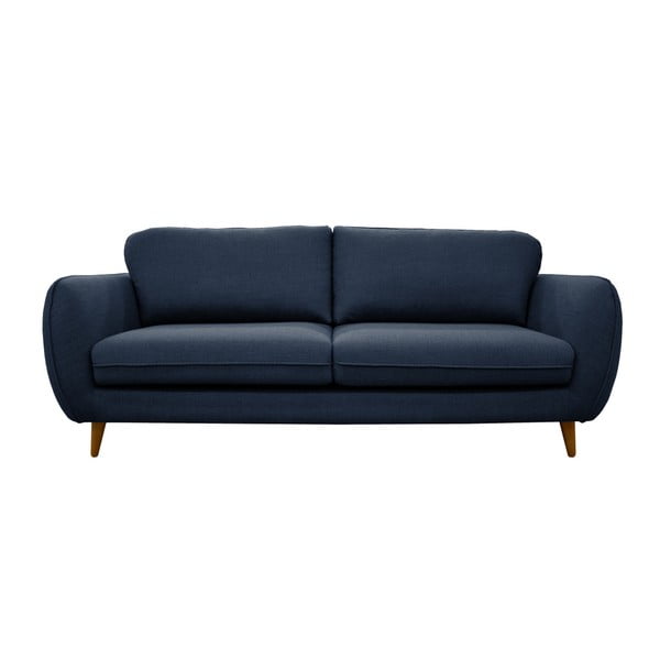 Granatowa sofa 3-osobowa Støraa Bari