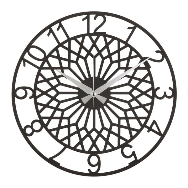Metalowy zegar ścienny Agata, ø 50 cm