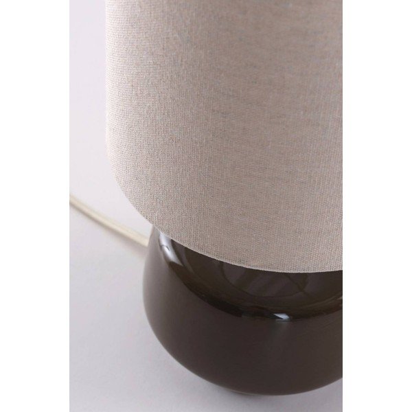 Brązowa/kremowa lampa stołowa ceramiczna (wysokość 29 cm) Laila – Jotex-image-4