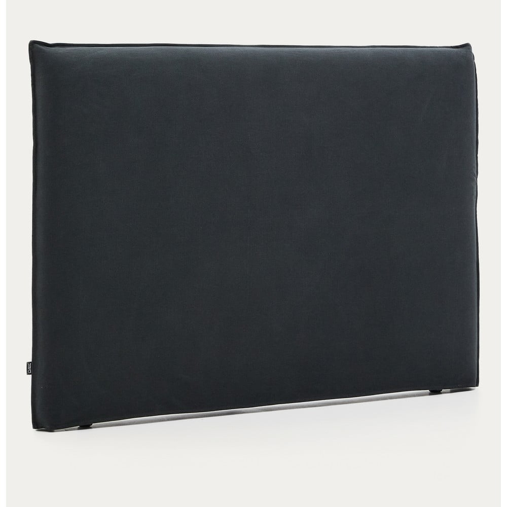 Antracytowy tapicerowany zagłówek 180x118 cm Jaira – Kave Home (zdjęcie 7)