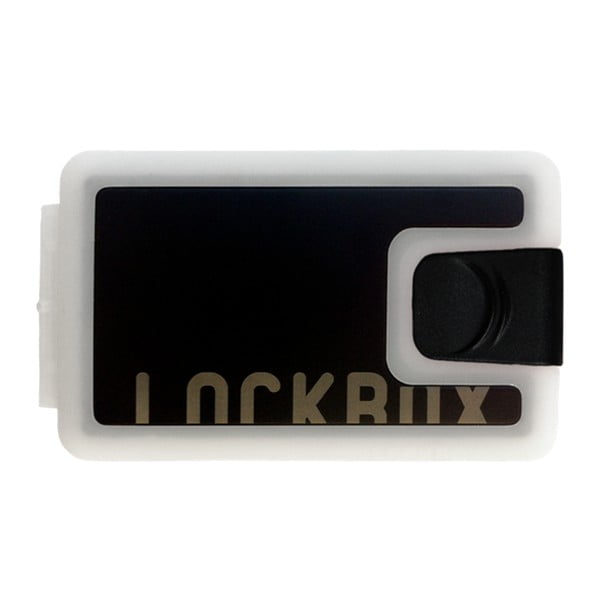 Biało-czarny portfelik Lockbox B&W