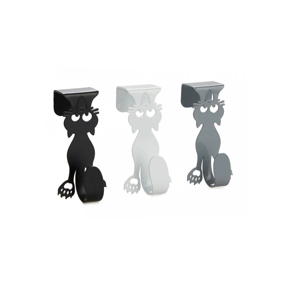 Wiszące metalowe haczyki zestaw 3 szt. Curious Cats – Balvi