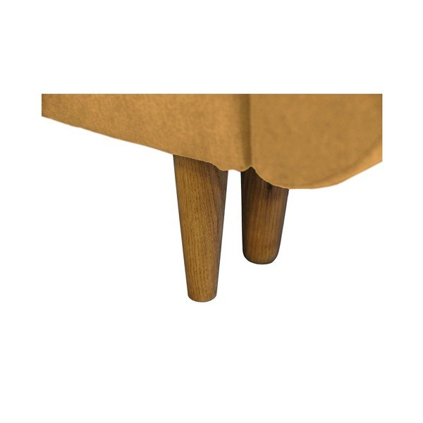 Musztardowa 3-osobowa sofa rozkładana Comopolitan design Barcelona-image-2