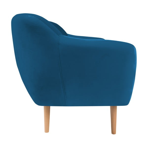 Niebieska sofa 2-osobowa Mazzini Sofas Benito-image-2