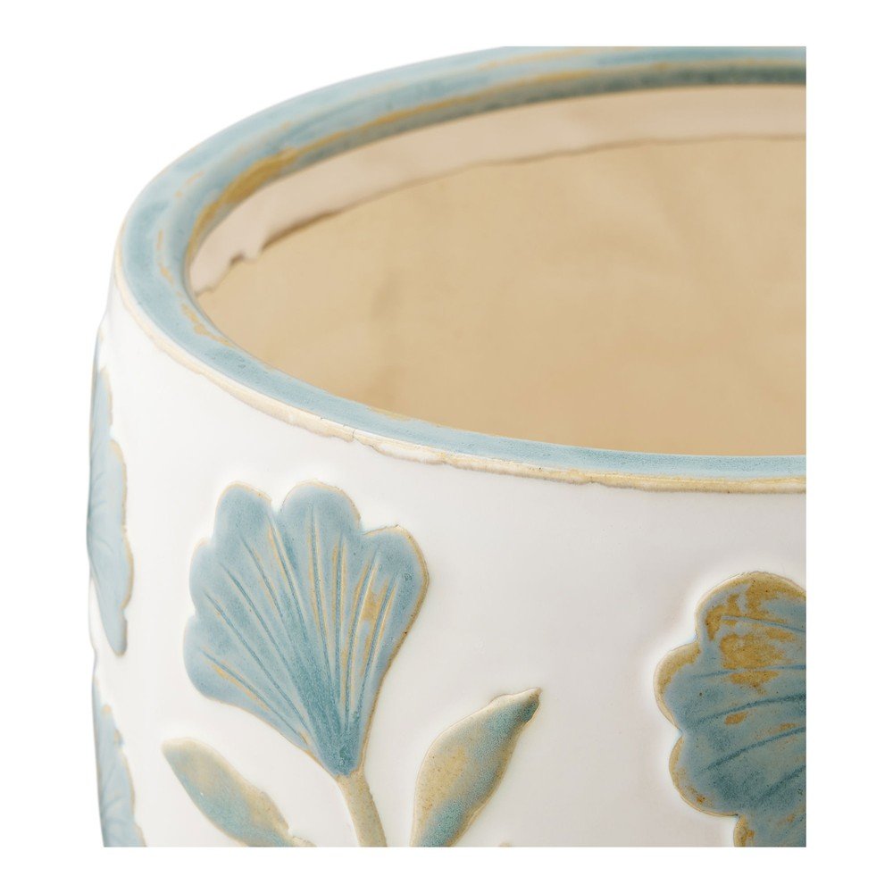 Ceramiczna ręcznie wykonana osłonka na doniczkę na zioła ø 22,5 cm – House Nordic (zdjęcie 5)