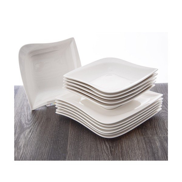 Porcelanowy zestaw talerzy 12 szt. Musica – Orion-image-2