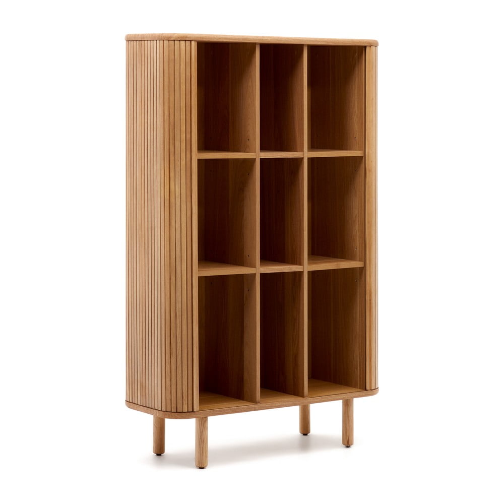 Szafka w dekorze jesionu z drzwiami przesuwnymi w naturalnym kolorze 110x160x40 cm Mailen – Kave Home (zdjęcie 5)