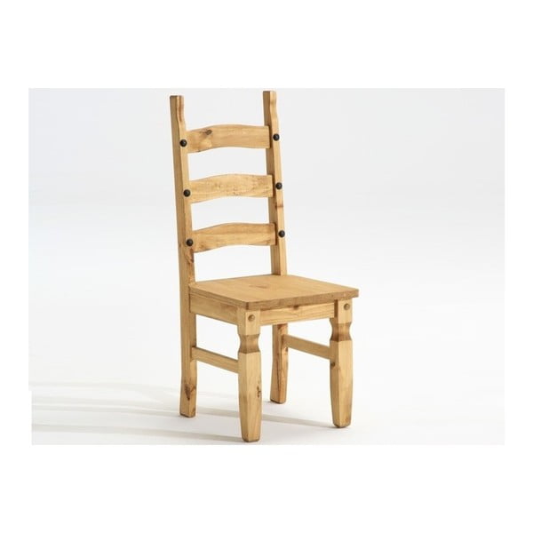 Zestaw 2 krzeseł z litego sosnowego drewna SOB Mexiko