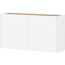Biała szafka w dekorze dębu wisząca 93x52x29 cm Libbiano – Germania