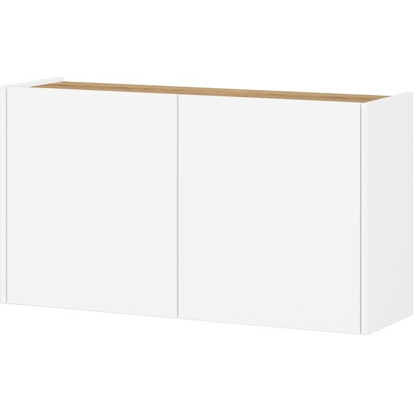 Biała szafka w dekorze dębu wisząca 93x52x29 cm Libbiano – Germania