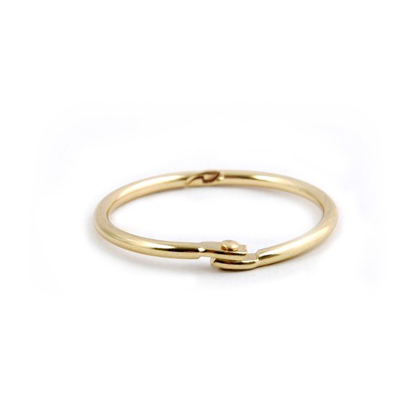 Kółka do zasłony prysznicowej w kolorze matowego złota zestaw 12 szt. Ringo Small – Spirella