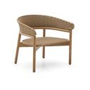 Drewniany fotel ogrodowy w naturalnym kolorze Arinella – Kave Home