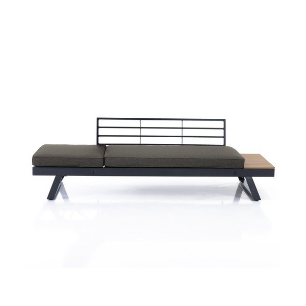 Czarnoszara sofa ogrodowa Thilia – Tomasucci-image-2