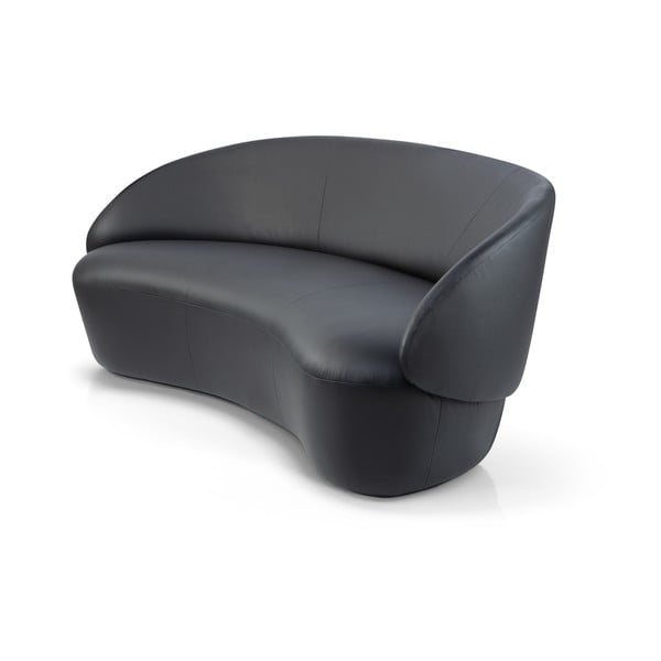 Czarna skórzana sofa EMKO Naïve, 214 cm-image-2