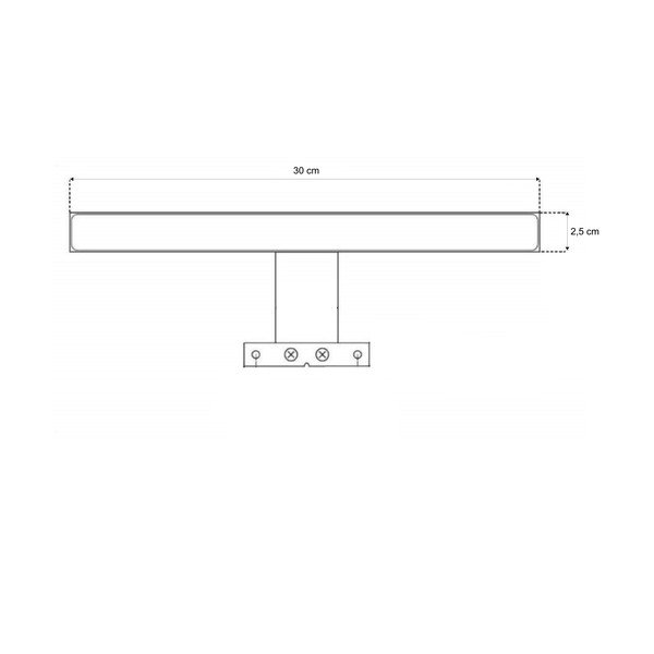 Lustro ścienne z oświetleniem LED Tomasucci, 120x60 cm-image-4