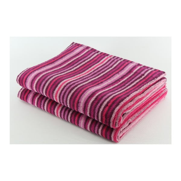 Zestaw 2 ręczników  Collette Casis, 70x140 cm