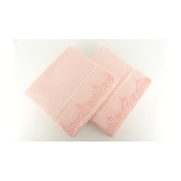 Zestaw 2 ręczników Lucas Pink, 50x90 cm