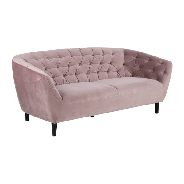 Różowa sofa Actona Ria, 191 cm