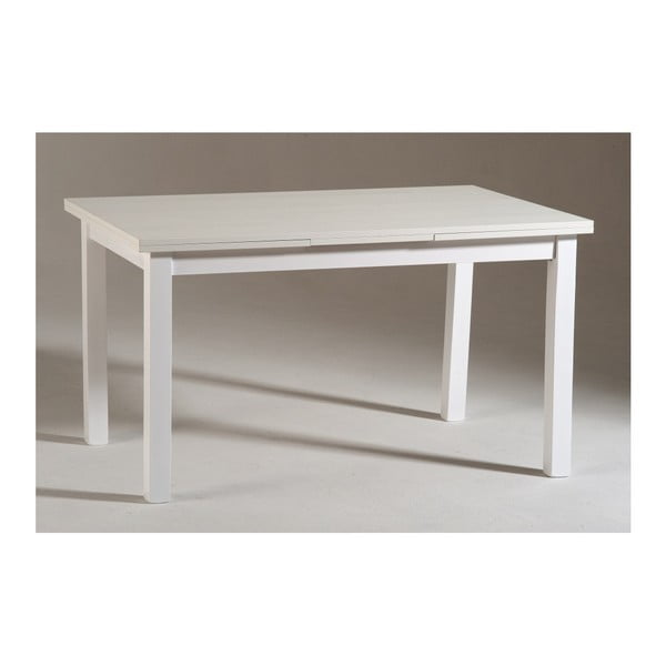 Biały drewniany stół rozkładany Castagnetti Wyatt, 120 cm