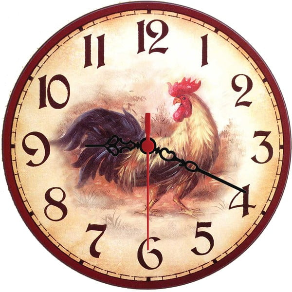 Zegar ścienny Rooster, 30 cm