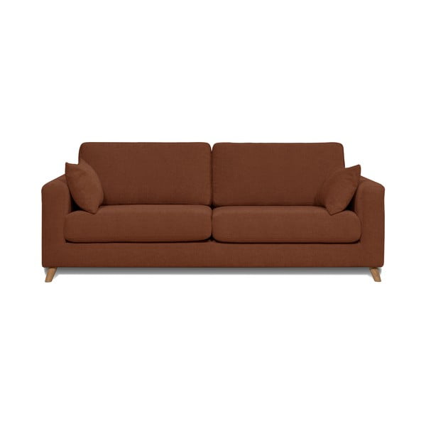 Ciemnopomarańczowa sofa 234 cm Faria – Scandic