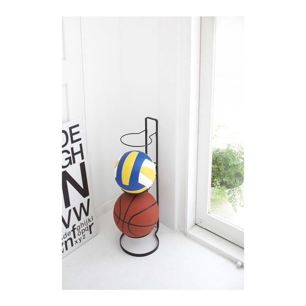 Czarny stojak na piłki YAMAZAKI Frame-image-1