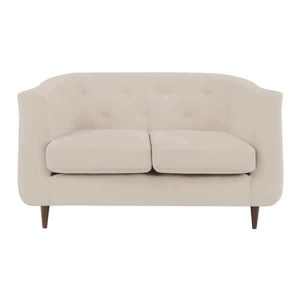 Kremowa sofa Kooko Home Love, 125 cm