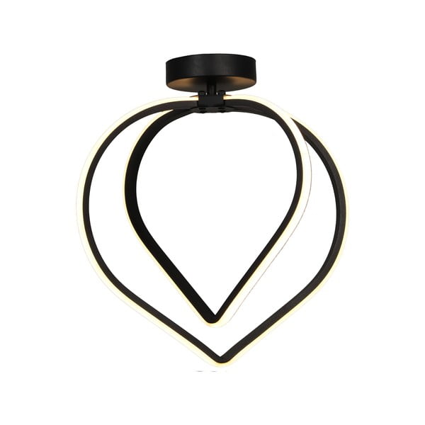 Czarna metalowa lampa sufitowa LED Pars – Squid Lighting-image-2