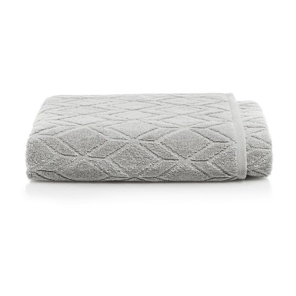 Szary bawełniany ręcznik kąpielowy Maison Carezza Venezia, 70x130 cm