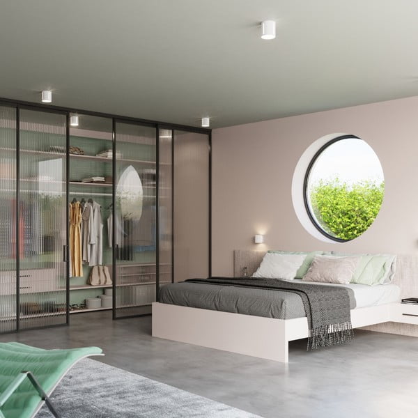 Biała lampa sufitowa z metalowym kloszem Vulco – Sollux-image-1