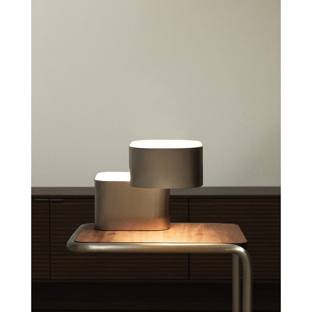 Szara metalowa lampa stołowa (wysokość 23 cm) Tandan – Kave Home (zdjęcie 4)