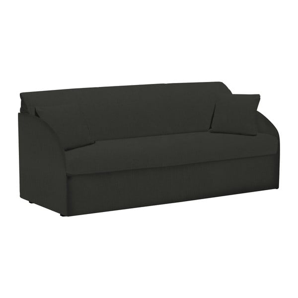 Czarna rozkładana sofa trzyosobowa 13Casa Amigos