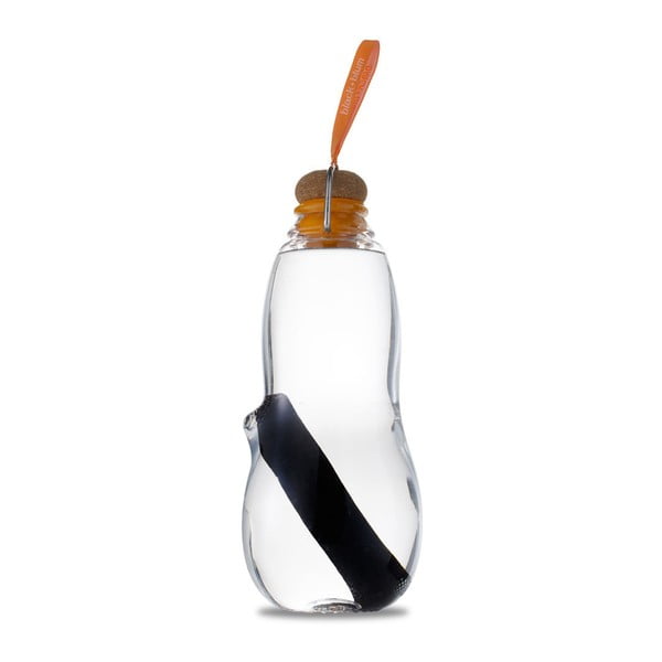 Pomarańczowa butelka filtrująca z aktywnym węglem Black + Blum Pure, 800 ml