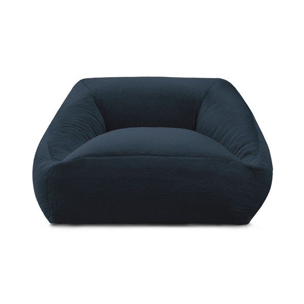 Ciemnoniebieski worek do siedzenia z imitacji futra Lilibet – Bobochic Paris-image-3