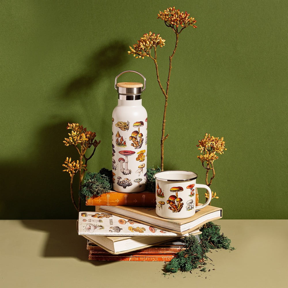 Kremowy emaliowany kubek dla dzieci Vintage Mushroom – Sass & Belle (zdjęcie 3)