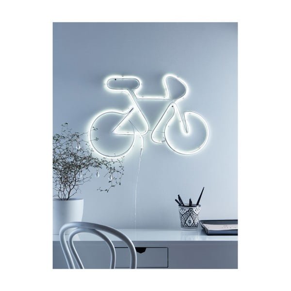 Biała dekoracja LED Markslöjd Bicycle