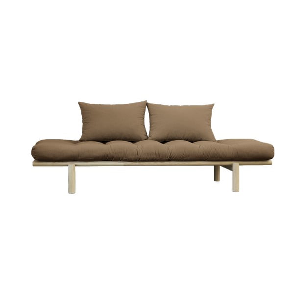 Sofa z brązowym obiciem Karup Design Pace Natural/Mocca
