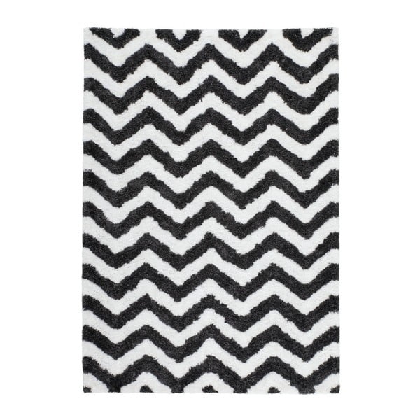 Ręcznie tkany dywan Kayoom Finesse Elfenbein Graphit, 120x170 cm