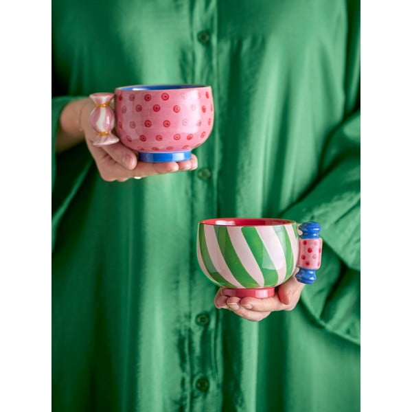 Kamionkowe filiżanki na espresso ze świątecznym motywem zestaw 2 szt. 250 ml Caramella – Bloomingville-image-1